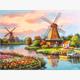 Diamond Painting Set X396 Windmills 40 x 30 cm