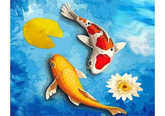 Diamond Painting Set Y0344 Koi 50 x 40 cm