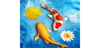 Diamond Painting Set Y0344 Koi 50 x 40 cm