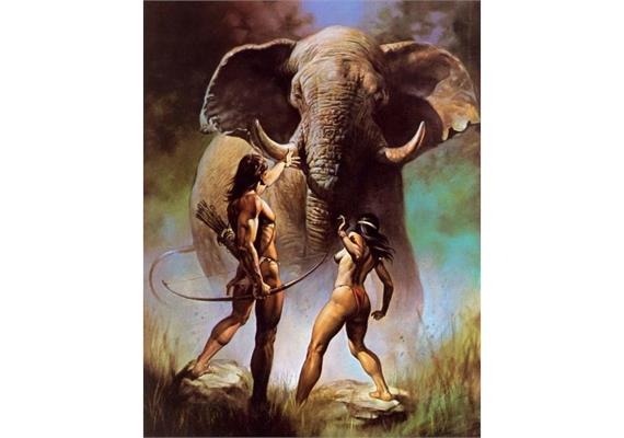 Diamond Painting Set Y0503 Elephant 50 x 40 cm