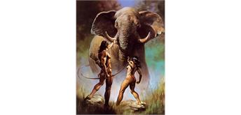 Diamond Painting Set Y0503 Elephant 50 x 40 cm