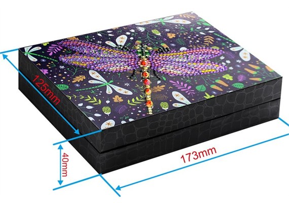 Diamond Painting SSH02 Schmuckdose 17.3 x 12.5 x 4 cm