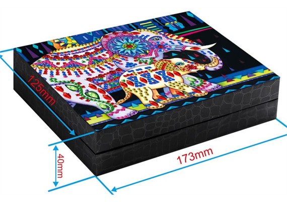 Diamond Painting SSH09 Schmuckdose 17.3 x 12.5 x 4 cm