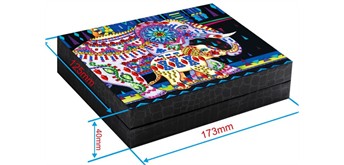 Diamond Painting SSH09 Schmuckdose 17.3 x 12.5 x 4 cm