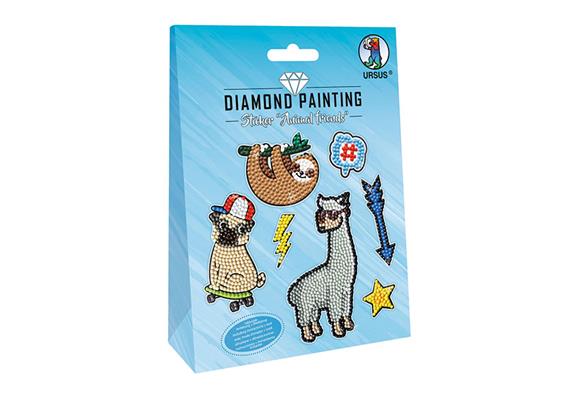 Diamond Painting Sticker Animal Friends