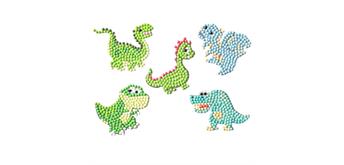 Diamond Painting Sticker Dino Party