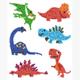 Diamond Painting Sticker Dinosaurier