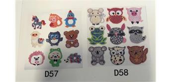 Diamond Painting Sticker DIY Kit - 18-er Pack