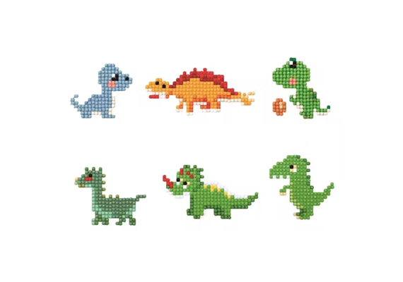 Diamond Painting Sticker DIY Kit - Dinosaur