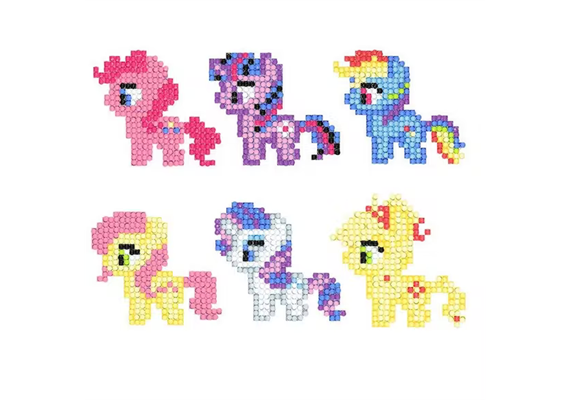 Diamond Painting Sticker DIY Kit - Pony