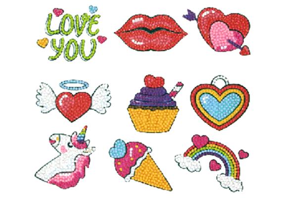 Diamond Painting Sticker Girl Power