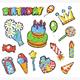 Diamond Painting Sticker Happy Birthday