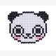 Diamond Painting Sticker Panda