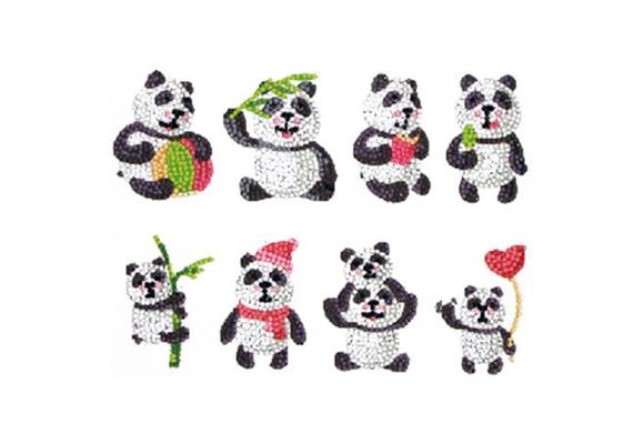 Diamond Painting Sticker Panda