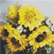 Diamond Painting Sunflowers 40 x 40 cm, runde Steine | Bild 2