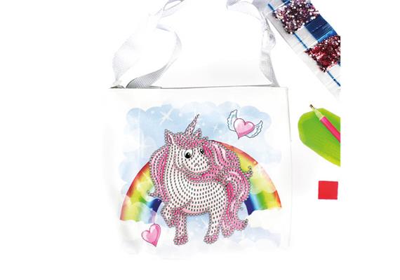 Diamond Painting Tasche Einhorn