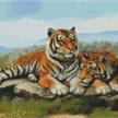 Diamond Painting Tiger 30 x 40 cm, ECKIGE STEINE | Bild 2