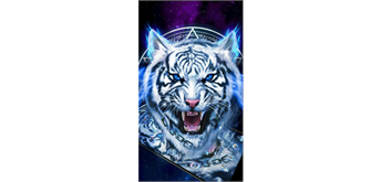 Diamond Painting Tiger 34 x 54 cm