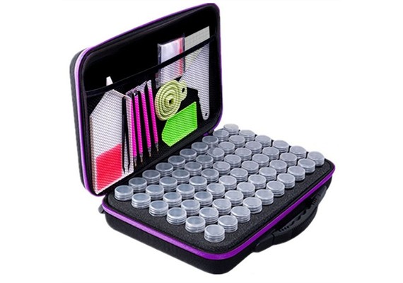 Diamond Painting Tool Set mit 60 Dosen und Zubehör