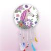 Diamond Painting Traumfänger Einhorn mit Blumen