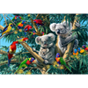 Diamond Painting Tropical Jungle 30 x 45 cm, ECKIGE Steine