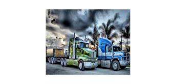 Diamond Painting Trucks 34 x 44 cm ECKIGE Steine