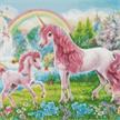 Diamond Painting Unicorns 50 x 50 cm, runde Steine | Bild 2