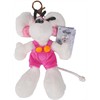 Diddl Plüsch-Schlüsselanhänger Diddl in Latzhose Rosa 15 cm