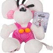 Diddl Plüsch-Schlüsselanhänger Diddl in Latzhose Rosa 15 cm | Bild 2