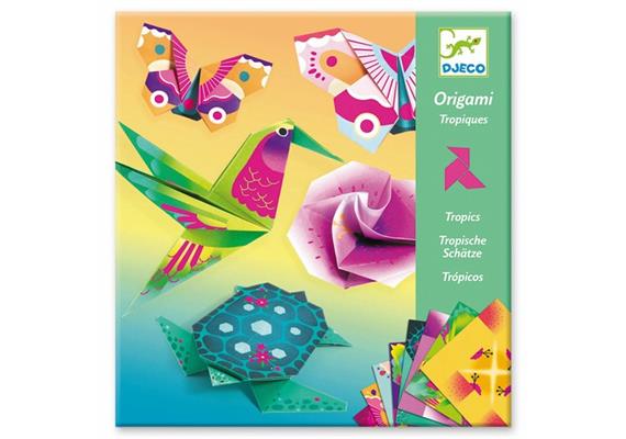 Djeco 08754 - Origami Tropische Schätze
