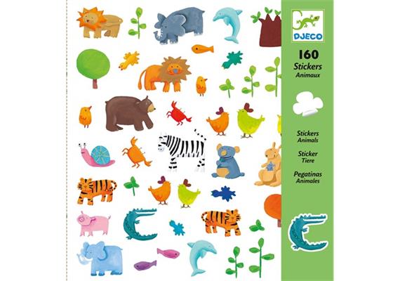 Djeco 08841 - Sticker Tiere