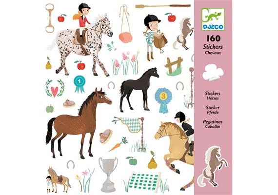 Djeco 08881 - Sticker Pferde