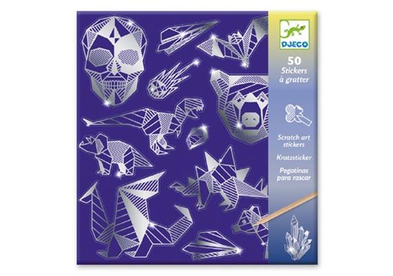 Djeco 09737 Metal Scratchsticker Eisen