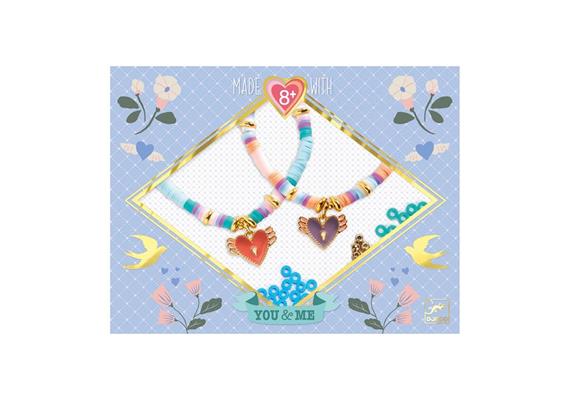 Djeco DJ00015 Heishi mit Herzen YOU & ME