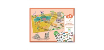 Djeco DJ00044 Sticker zum Aufstellen Tiere