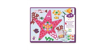 Djeco DJ00046 Fingerfarben Punkte und Fische