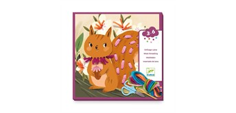 Djeco DJ00078 Wolle einfädeln Schritt für Schritt