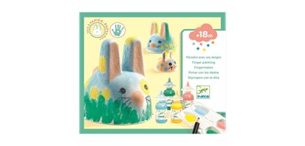 Djeco DJ00962 Fingerfarben Hasen