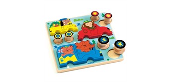 Djeco DJ01079 Puzz & Roll Color