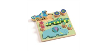 Djeco DJ01081 Puzz & Roll Bariolo