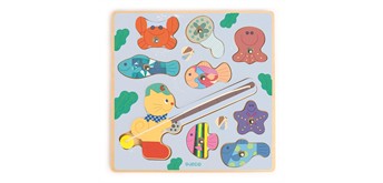 Djeco DJ01082 Puzz & Fish Bariolo