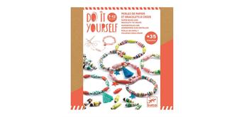 Djeco DJ07971 DIY - Papierperlen und Armbänder pop