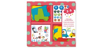 Djeco DJ09051 Stickerbilder Autos
