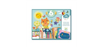 Djeco DJ09292 6 Kreative Aktivitäten Katze und Freunde