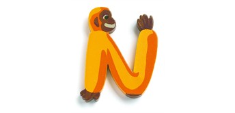 Djeco Tierbuchstaben N
