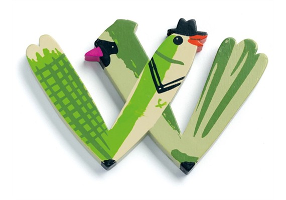 Djeco Tierbuchstaben W