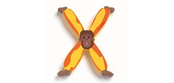 Djeco Tierbuchstaben X