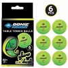 Donic Schildkröt Tischtennisball Glow In The Dark 6 Stück