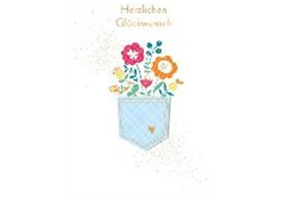 Doppelkarte Federleicht 539 - Glückwunsch
