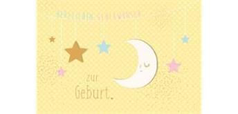 Doppelkarte Federleicht 554 - Geburt